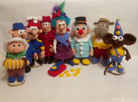 Вязаные персонажи из мультфильма ''Фунтик'' - 10