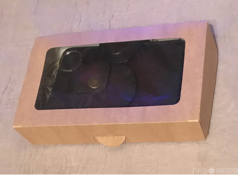 Подарочный набор: обложка для паспорта и брелок-монетница - 2