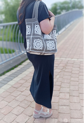 Сумка - шоппер ручной работы - 2