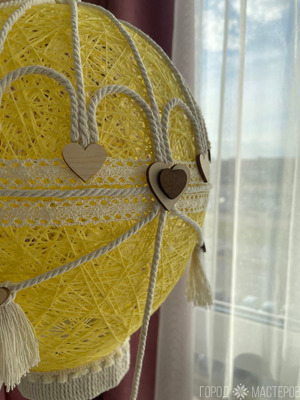 Аэростат воздушный шар ручной работы - 3