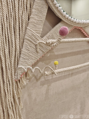 Держатель органайзер для заколок и резинок в виде звезды с зеркалом - 3