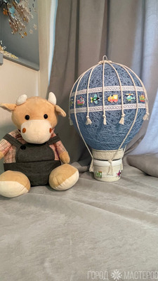 Аэростат воздушный шар ручной работы - 2