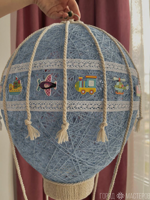 Аэростат воздушный шар ручной работы - 3