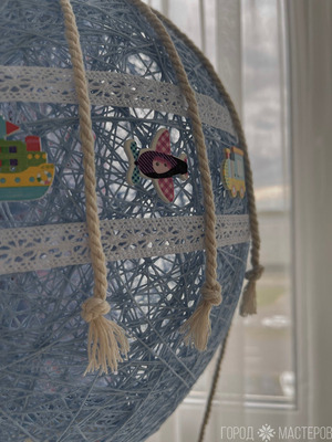 Аэростат воздушный шар ручной работы - 4