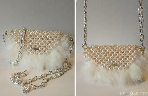 DIY- сумочка для невесты или на выпускной бал с перьями фазана. (ссылка видео в описании) - 2