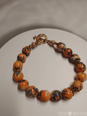 Браслеты из тигровой (леопардовой) яшмы - 5