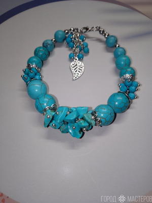 Шикарные браслеты из бирюзы - 6