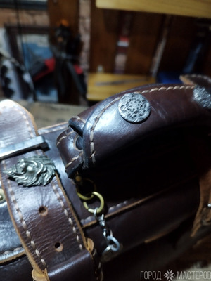 дорожная сумка, полностью ручная работа. кож9а.https://vk.com/id17542496 - 4
