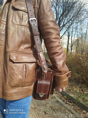 дорожная сумка, полностью ручная работа. кож9а.https://vk.com/id17542496 - 7