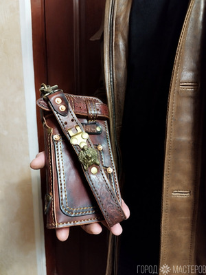 клатч.кожа.ручная работа.гарантия.https://vk.com/id175424969 - 9