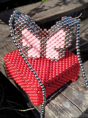 Сумочка из бусин. - 2