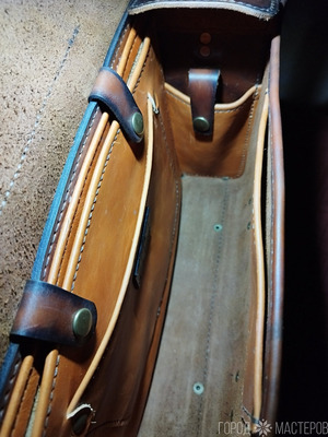 дорожная сумка, полностью ручная работа. кожа.https://vk.com/id175424969 - 7