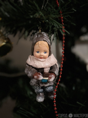 Ёлочные игрушки из ваты - 2