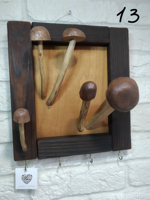 Ключница, панно на стену ручной работы - 4