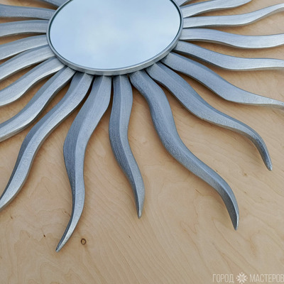 Зеркало - солнце Soleil , серебряный - 5