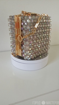 #diy - Топовая сумочка на не пришивном фермуаре  (видеообзор в описаниии - 2