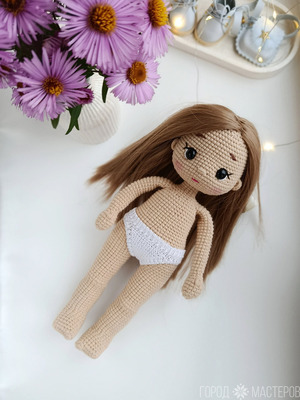 Кукла интерьерная. Вязаная кукла - 5