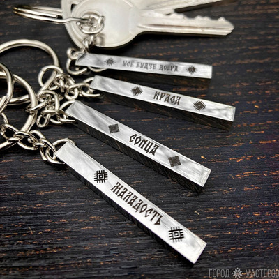 Брелок с лазерной гравировкой - 3