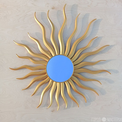 Зеркало Soleil золото - 2