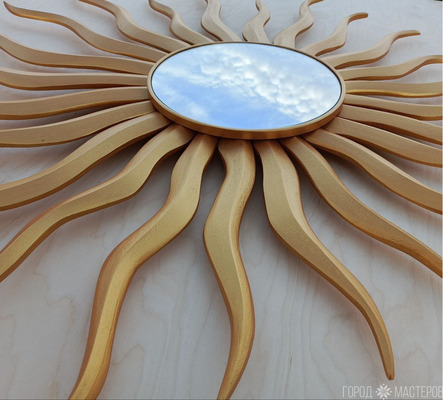 Зеркало Soleil золото - 3