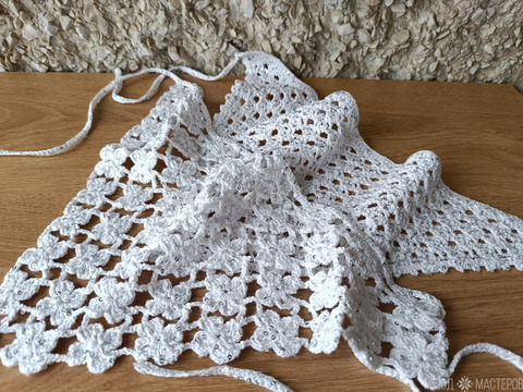 Косынки кроше ручной работы