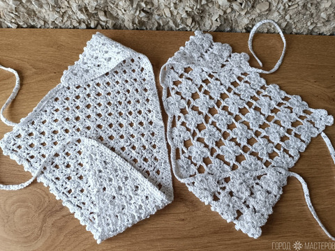 Косынки кроше ручной работы - 2