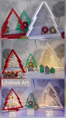 Декоративные ёлочки для себя и в подарок - 2