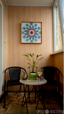 Картина в стиле String art. - 4