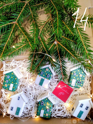 Декоративные домики на елку - 2