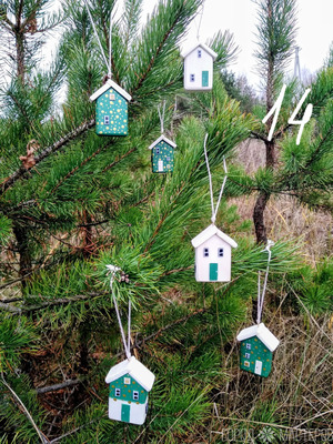 Декоративные домики на елку - 3