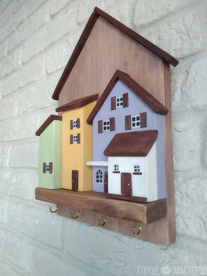 Объемное панно, ключница, подарок для дома и интерьера - 3