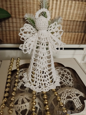 Ангел Рождественский крючком - 2