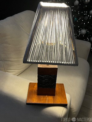 Светильник, настольная лампа, ночник. Ручная работа