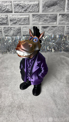 Ёлочная игрушка «Конь в пальто» - 4