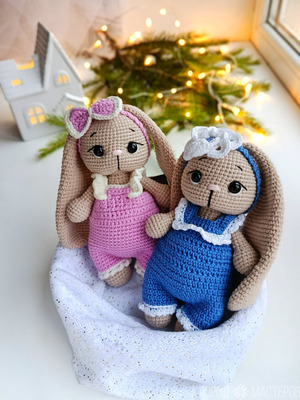 Зайка вязаный - 3