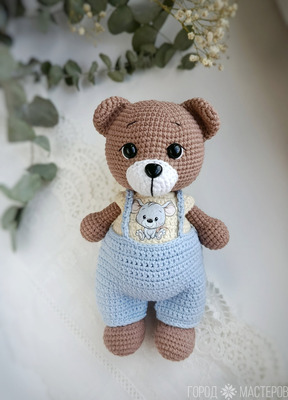 Мишка вязаный - 2