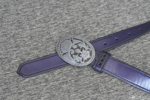 Ремень женский Sapphire, ручная работа,натуральная кожа - 3