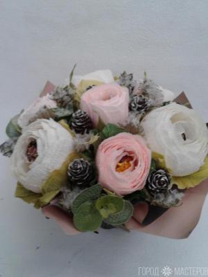 Букет из конфет- Зимнее настроение. - 2