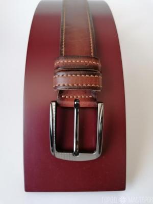 Ремень мужской, ручная работа, натуральная кожа - 2