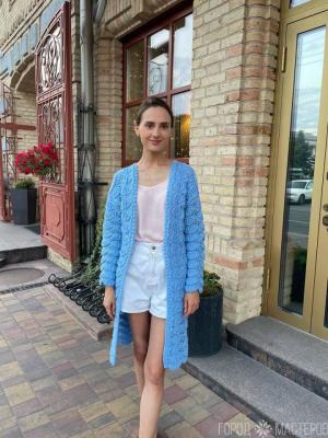 Длинный женский кардиган - 4