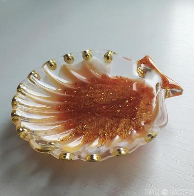 Блюдце "ракушка" из эпоксидной смолы - 2