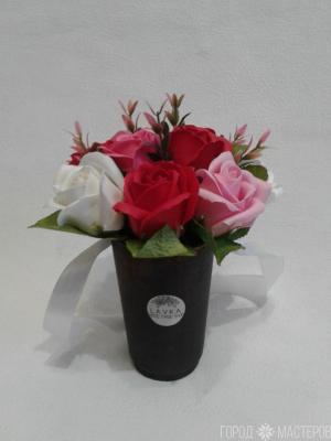 Арома букет: букет из мыльных роз - 3