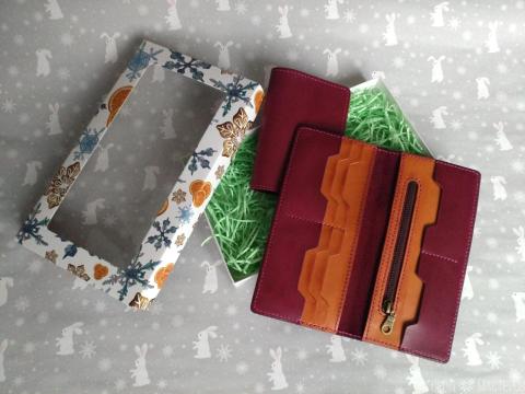 Подарочный набор изделий ручной работы из нат.кожи - 2