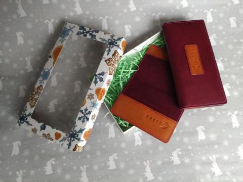 Подарочный набор изделий ручной работы из нат.кожи - 3