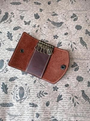 Ключница, ручная работа, натуральная кожа - 2