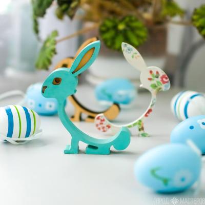 Деревянная подставка для шоколадного яйца - 2