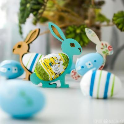 Деревянная подставка для шоколадного яйца - 4