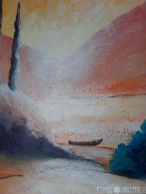 Картина "Южный закат" - 3