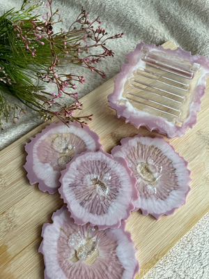 Подстаканники из эпоксидной смолы - 4