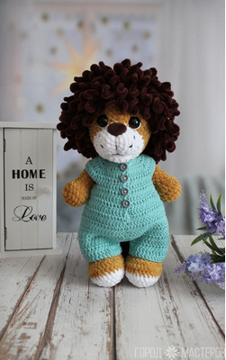 Лев. Вязаная игрушка - 2